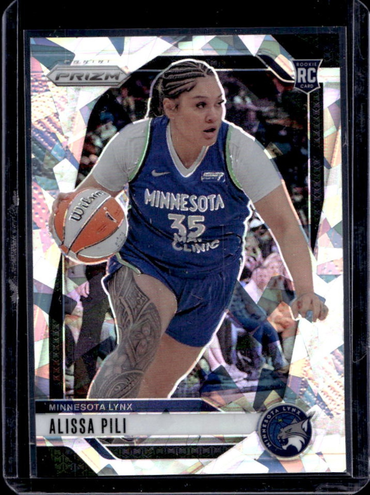 2024 Panini WNBA Prizm Alissa Pili RC Ice Rookie #83 Lynx