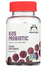 Amazon Brand - Mama Bear Vegan Probiotic, Berry, 60 Gummies, 1 Billion CFU per G