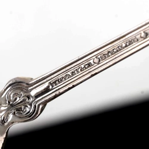 Tiffany & Co. Demitasse Spoon Shell & Thread Sterling Silver No Mono - Image 3 of 4
