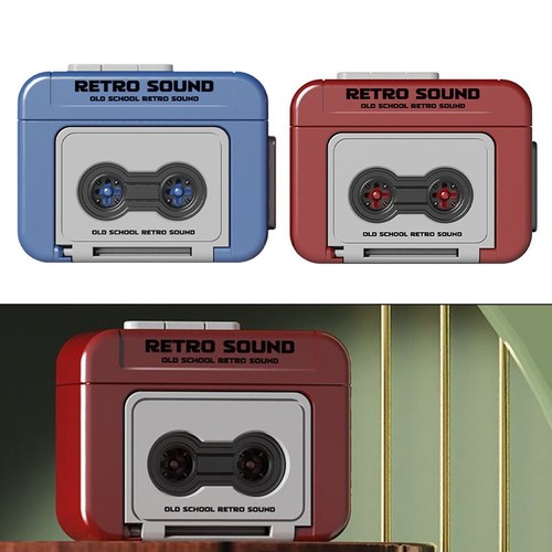 Nostalgic Mini Tape Recorder Keychain Capture Moments Anytime Anywhere