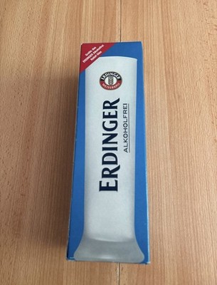 Erdinger Weißbier Limitiertes Sammler Glas Pokalglas Satiniert Relief OVP C 117