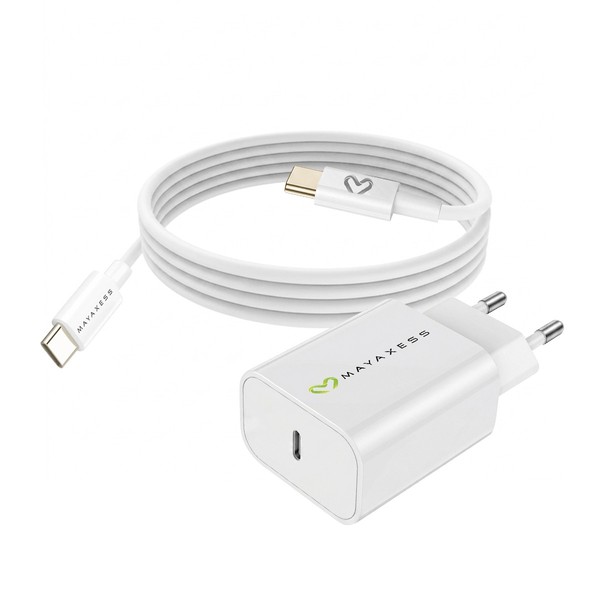 Mayaxess, 20W Netzteil FüR Galaxy S20 + USB-C Kabel 1M-image