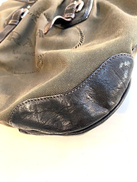 Prada Jacquard Logo 2-Way Shoulder Bag BN1302 Vintage Authentic thumbnail 5