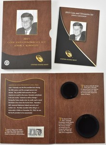 2015 Coin And Chronicles Set John F Kennedy OGP NO Coins *5105