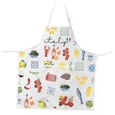  Italy Cooking Apron La Dolce Vita Gift Italian Kitchen Apron Italy Fish Ap
