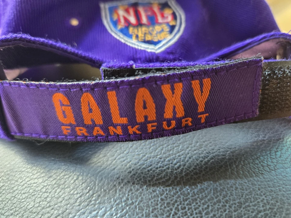 Gorra Snapback Frankfurt Galaxy Años 90 De Colección - Gorra de Fútbol Liga Mundial - Talla Única Foto 4 de 4