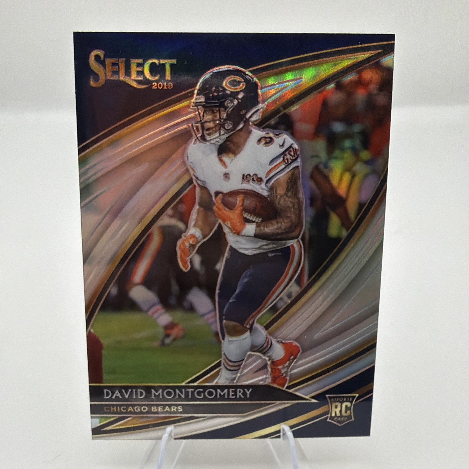 2019 Panini Select Field Level Silver Prizm David Montgomery #256 Rookie RC 
