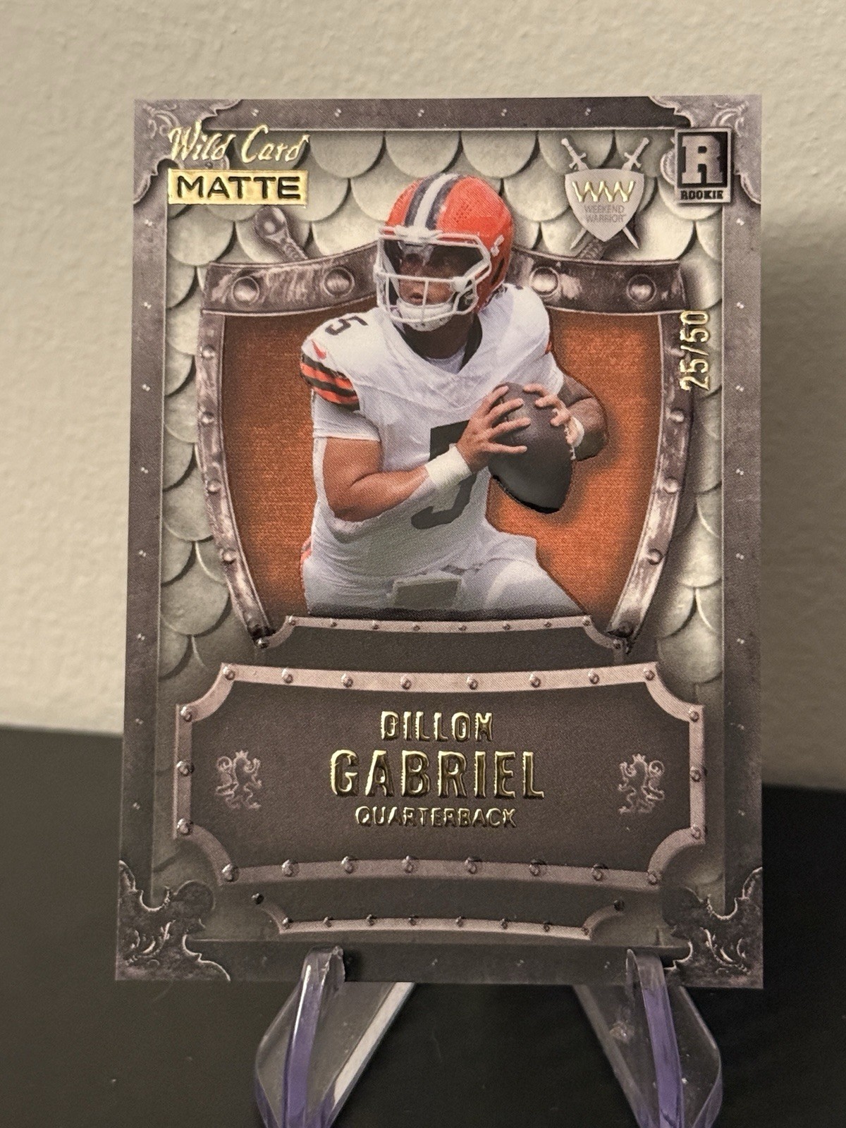 2025 Wild Card Matte Weekend Warrior - Dillon Gabriel - WW-N-DG - RC - 25/50