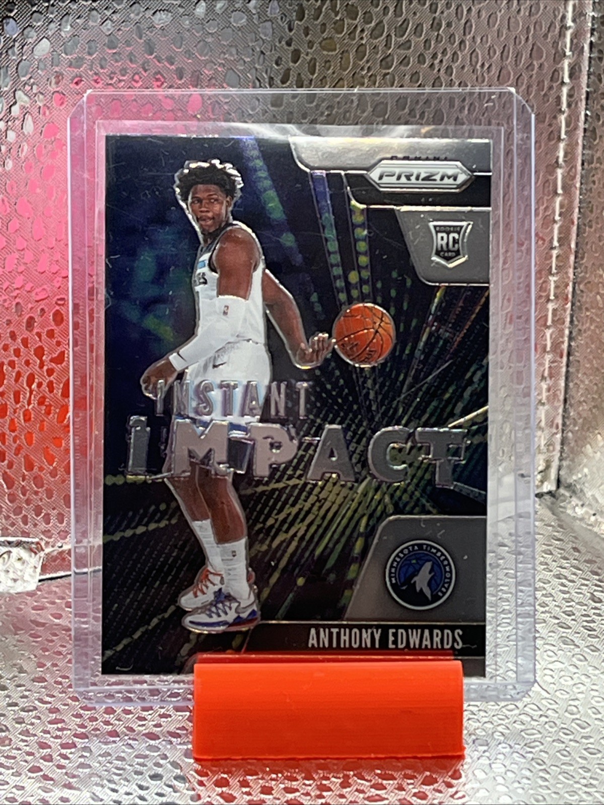 2020-21 Panini Prizm - Instant Impact Anthony Edwards #1 RC