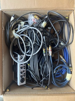 Monster Cable Lot Box Miscellaneous RCA Audio Video READ & VIEW PHOTOS
