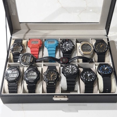 Casio Vintage Watch Lot of 14 Working Condition. Selling As Is. Pre-owned