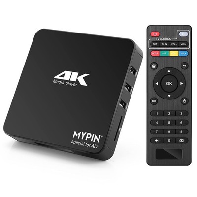 4K60hz MP4 Media Player Support 8TB HDD/ 256G USB Drive/SD Card with HDMI/AV ...