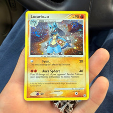 Pokemon TCG Lucario 6/130 Diamond and Pearl Holo Rare EN 2007 NEAR MINT on eBay