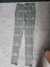 Ladies Select Small Black/White Check Trouser/Leggings