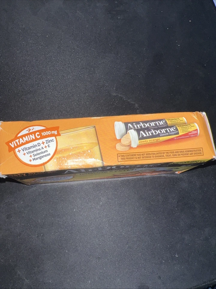 Tubos de apoyo inmunológico aerotransportado naranja efervescente 2x18 ¡EXP06/26!! Foto 4 de 4