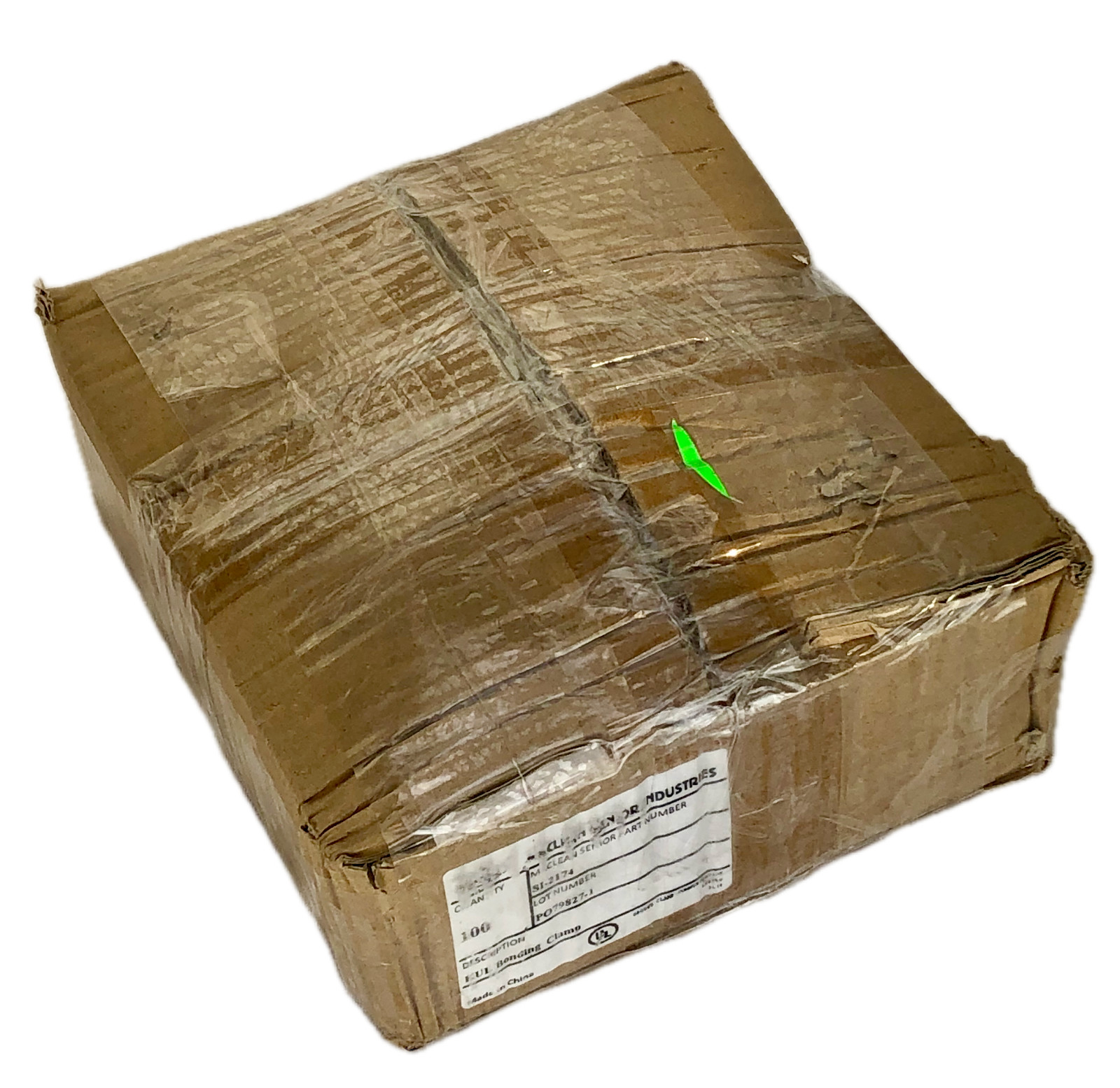 100 Pack MacLean SI-2174 Weaver KUL K-1 Bonding Clamp 1/0 AWG 6 AWG Tin-Plated