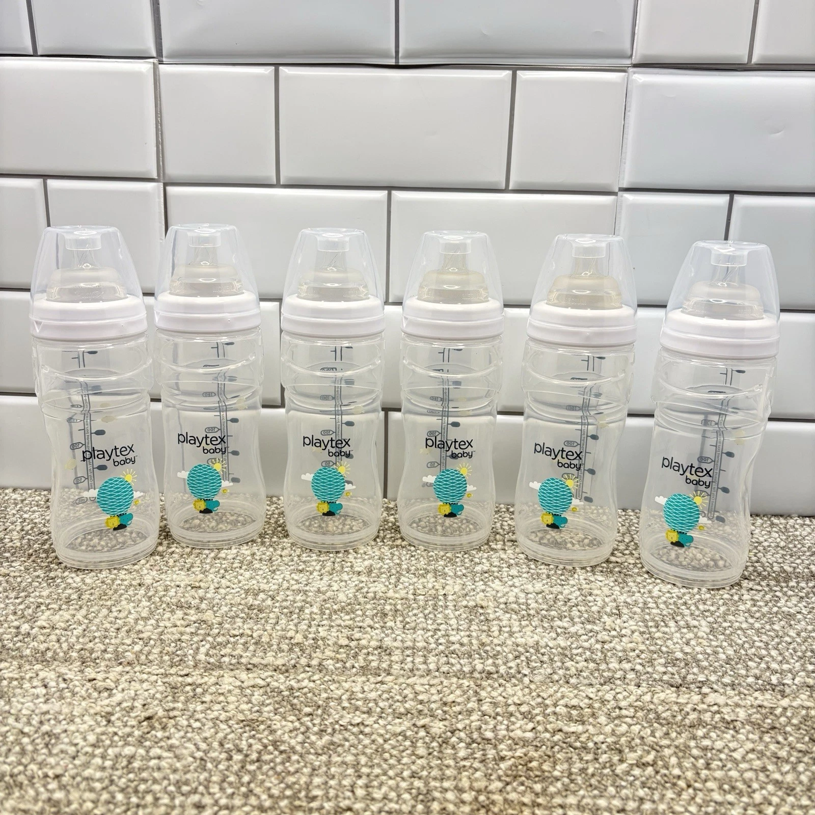 Playtex Baby Bottle Drop Ins Tilted 8 Oz SIX In All New W Nipples
Opens in a new window or tab