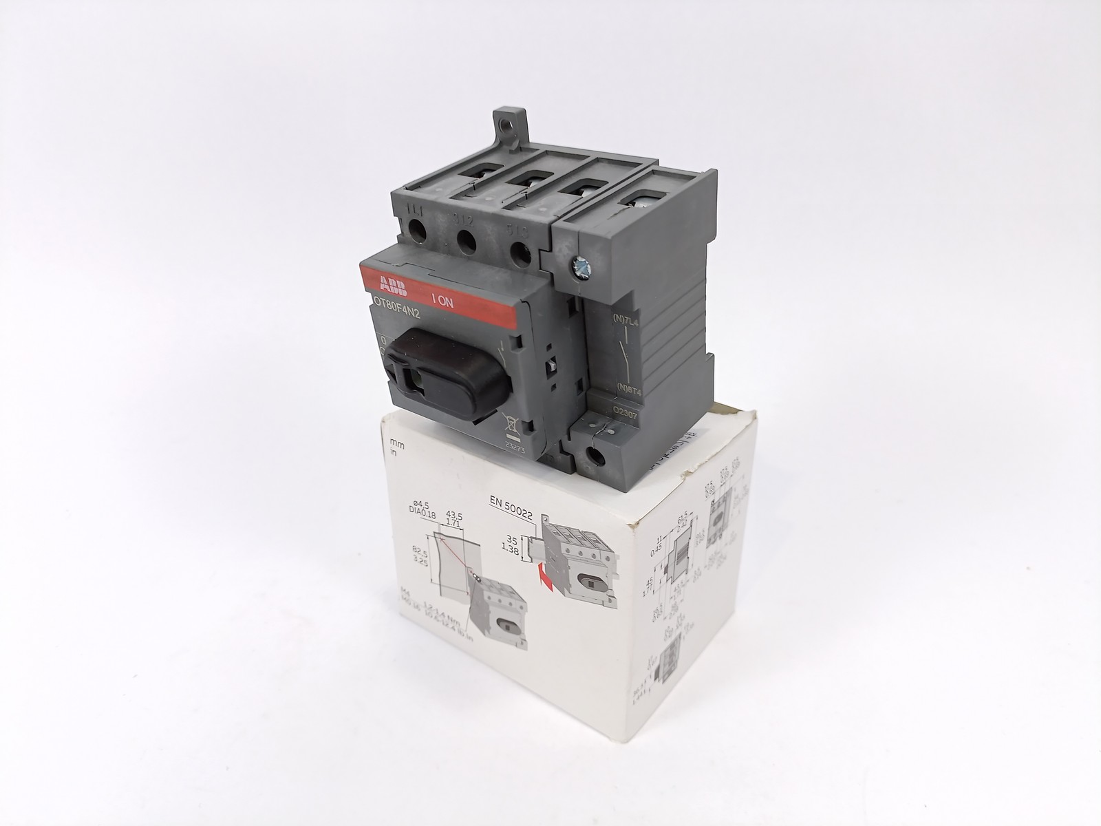 ABB 1SCA105413R1001 OT80F4N2 Switch Disconnector 600VAC 80A