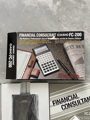 Calculatrice Casio FC-200 financial consultant - Photo 2/11