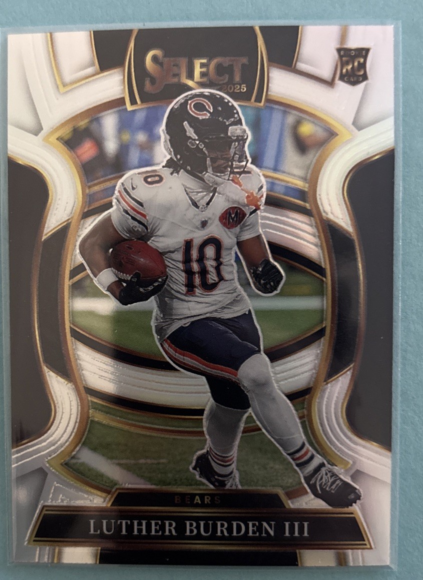 2025 Panini Select Silver Prizm Concourse Luther Burden III #72 Bears Rookie