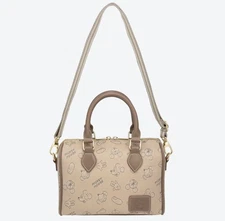 Japan Tokyo Disney Resort Mickey Mouse Tote Bag Shoulder Bag Beige Limited 2025