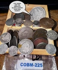 CULL MANIA w/ 1885 O 90% Morgan Silver Dollar, Large Cents + MORE COBM-225