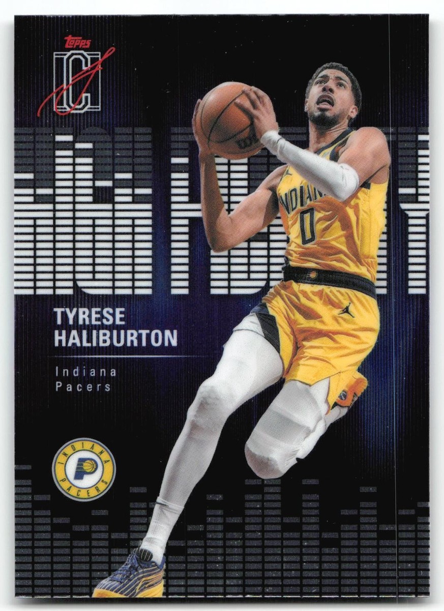 TharnType インビテーションカード 非売品 Tyrese Haliburton 2025-26 Topps Signature Class High Fidelity