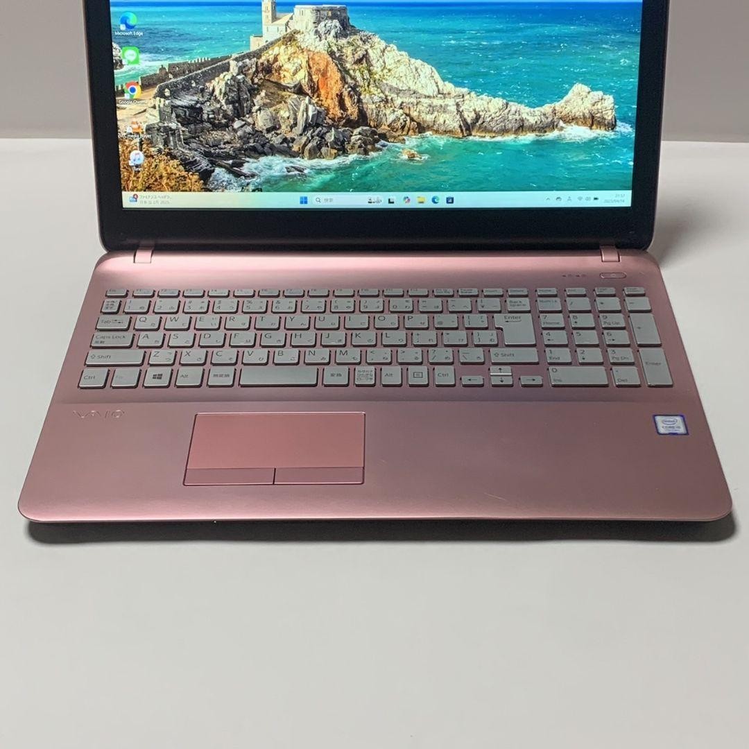VAIO ピンク SSD256GB+HDD1TB メモリ16GB パソコンPC Sony Vaio Pink Laptop 16GB RAM SSD256GB HDD1TB Tested Used