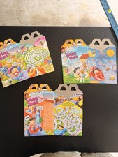 Vintage 1994 McDonald's Bobby's World 3 Happy Meal Boxes - MINT