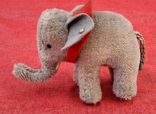 Steiff Elefant Elephant 10 cm guter Zustand mit Orginalschleife und Knopf im Ohr