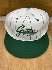 NOS Greater Auto Auction Hat Green White Pinstripe Texace Pro 98 Plus L-XL USA