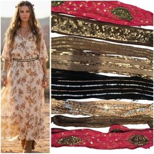 8 Vintage Decorative Sash Belts
