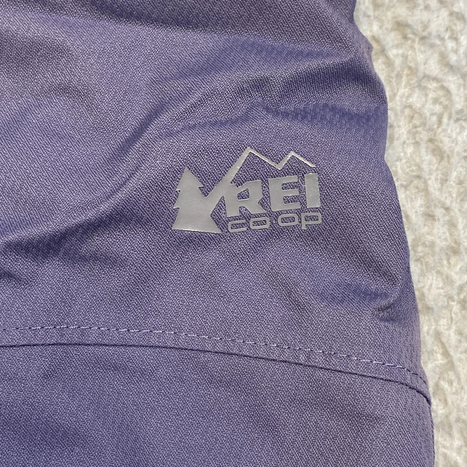 Pantalones de nieve cooperativos REI jóvenes XL 18 púrpura pico 2L polar forrado esquí crecimiento puño Foto 3 de 4