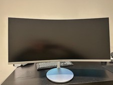Samsung C34F791WQU 34″ Curved Ultrawide Monitor – Ideal for gaming, productivity