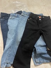 Children's Place Bootcut Denim Jeans Size 5 Adjustable Waist Girls Set of 4
