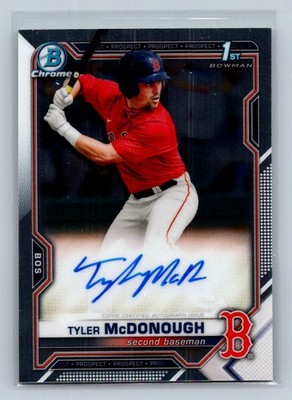 2021 Bowman Draft Tyler McDonough Chrome Auto #CDA-TMC