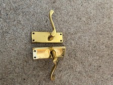 Brass Effect Interior Door Handles - See Details
