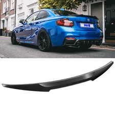GLOSS BLACK REAR BOOT TRUNK LIP SPOILER FOR BMW 2 SERIES F22 COUPE F87 M4 STYLE