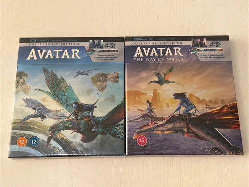 Avatar + Avatar The Way Of Water Collectors Edition 4K UHD Blu-ray UK Exclusive