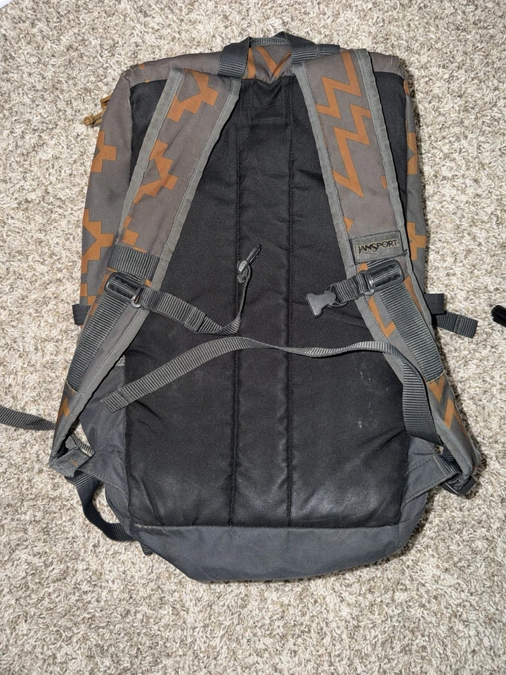 Mochila Jansport Hacha Marrón Gris Estampado Azteca Estampado Suroeste 28L Foto 2 de 4