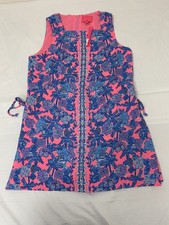 Lilly Pulitzer Donna Square Neck Romper in Soleil Pink Women's size 16