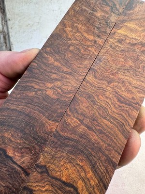 Figured Cocobolo Knife Scales | Premium Figure | CCB 140