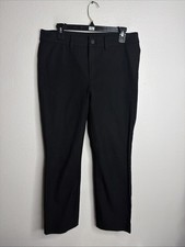 AYR Women  s Dress Pants 30 The Daily Dose Black Crop Bi-Stretch Trousers EUC