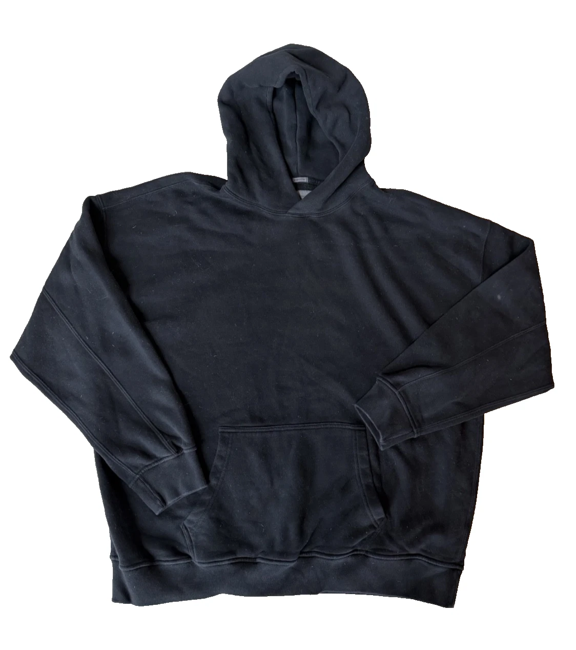Abercrombie & Fitch Soft Essentials Oversized Black Hoodie Men's Unisex Sz XL