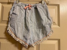 Matilda Jane Cabana Break Shorts with Fringe  Pockets Dream Chasers Size 12