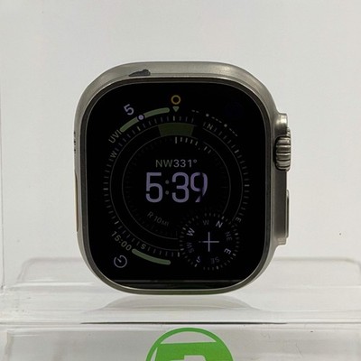 GPS Only Apple Watch Ultra 2 49MM Natural Titanium A2986 Face Only