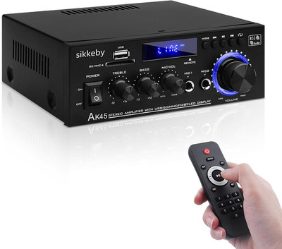 Hifi-Verstärker AK45 Mini Bluetooth Stereo-Audioverstärker Receiver 12V/ 220V 60