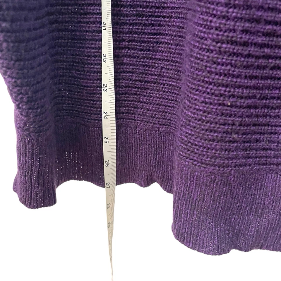 New York & Company Suéter Mujer XL Púrpura Pullover Suéter Manga Kimono Foto 4 de 4