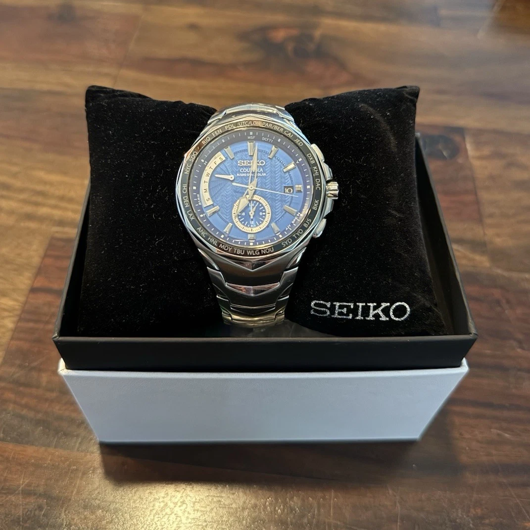 Seiko Wristwatches with World Time for sale - eBay