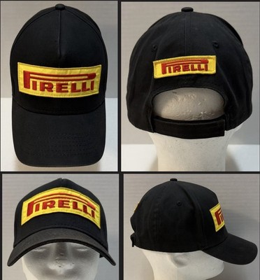 Pirelli Racing Official Adjustable Ball Cap Hat Formula 1 Motorsport Cotton EUC